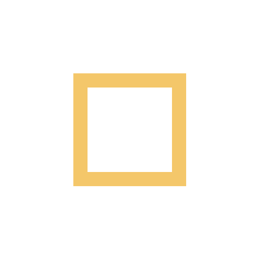 Gold square glyph representing a 90-degree astrological aspect