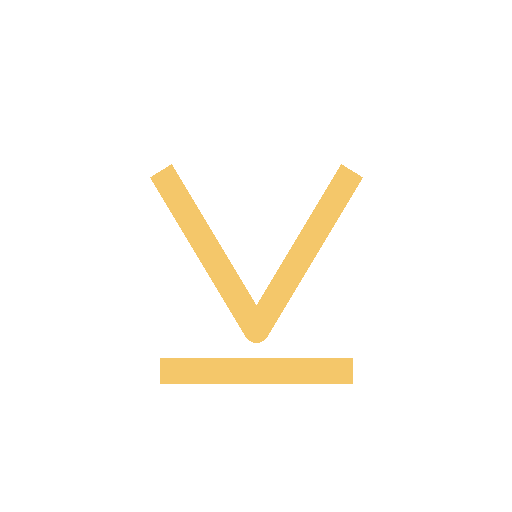 Gold semi-sextile glyph representing a 30-degree astrological aspect